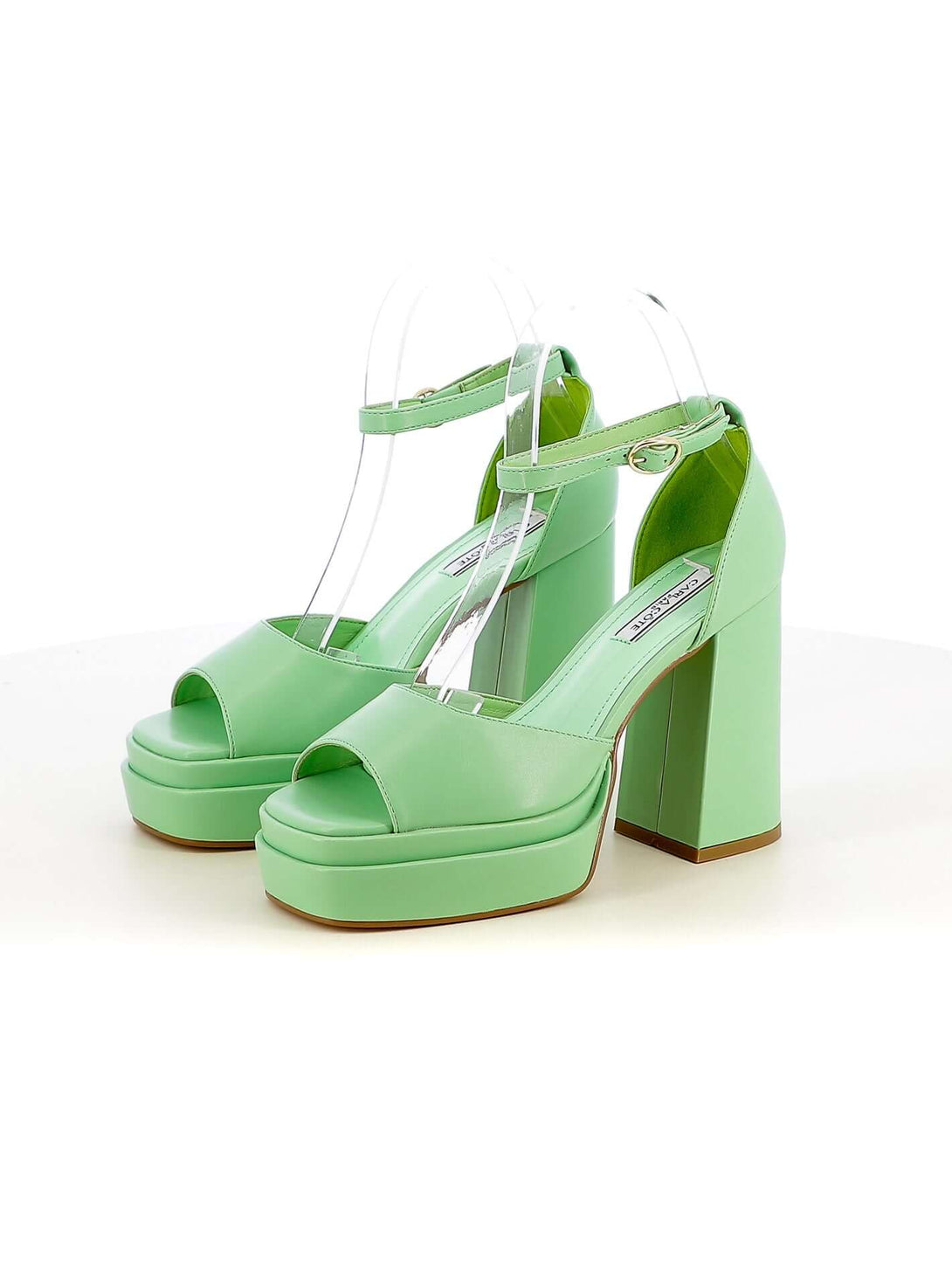 Sandali con cinturino donna CARLA COTE ZM9355 verde pastelli lime | Costa Superstore