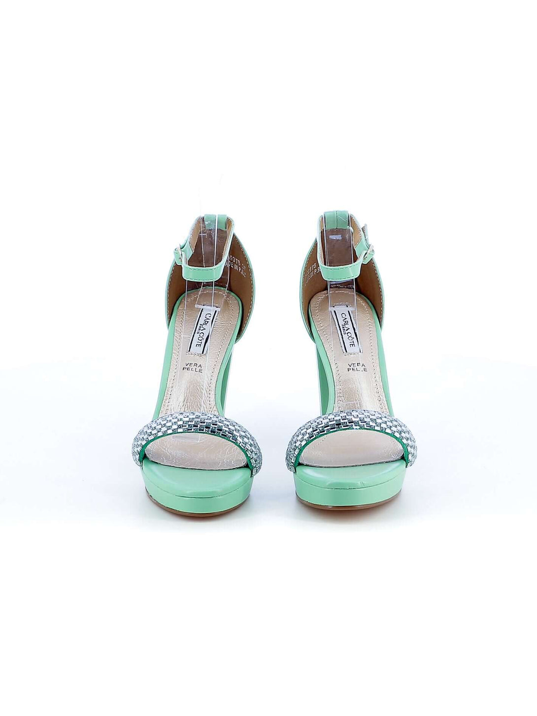 Sandali con cinturino donna CARLA COTE ZM9378 verde pastelli lime | Costa Superstore