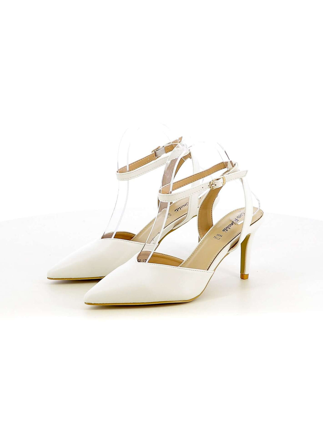 Décolleté slingback donna EVA RINALDI L758 bianco | Costa Superstore