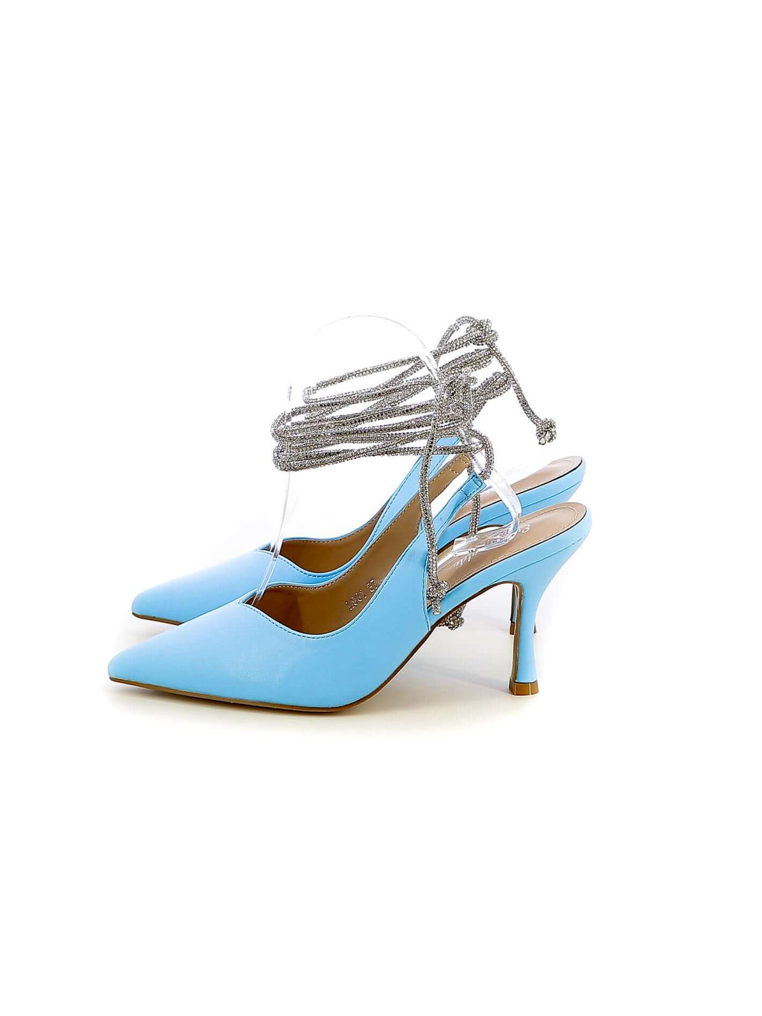 Décolleté slingback donna EVA RINALDI L901 azzurro | Costa Superstore