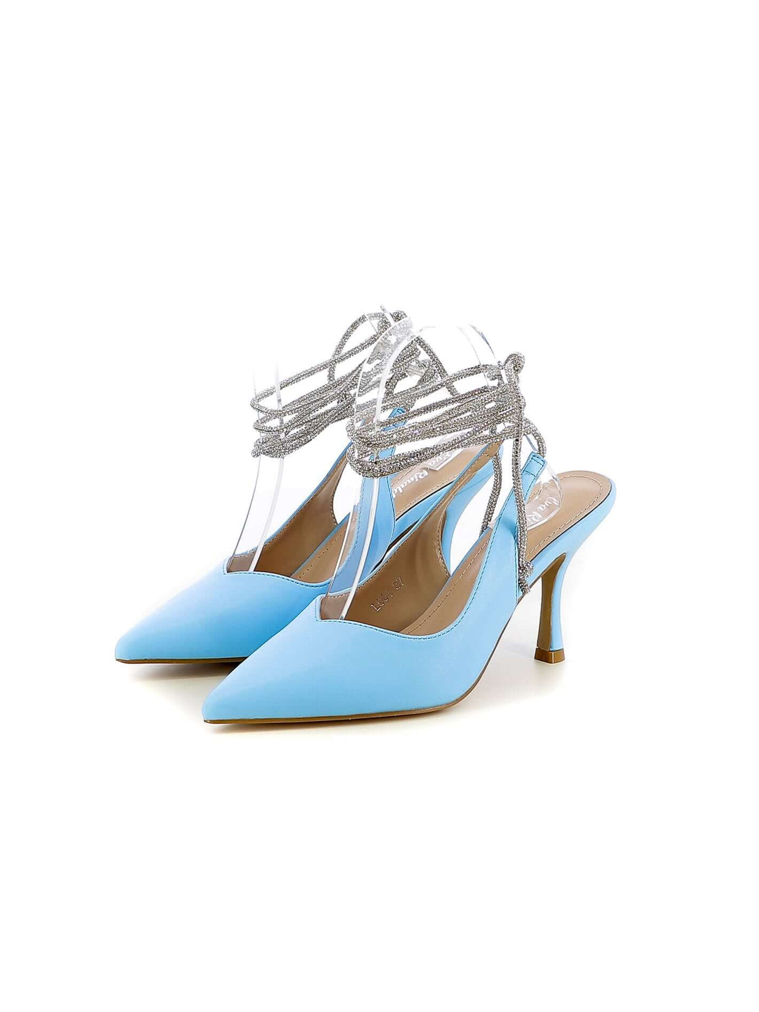 Décolleté slingback donna EVA RINALDI L901 azzurro | Costa Superstore