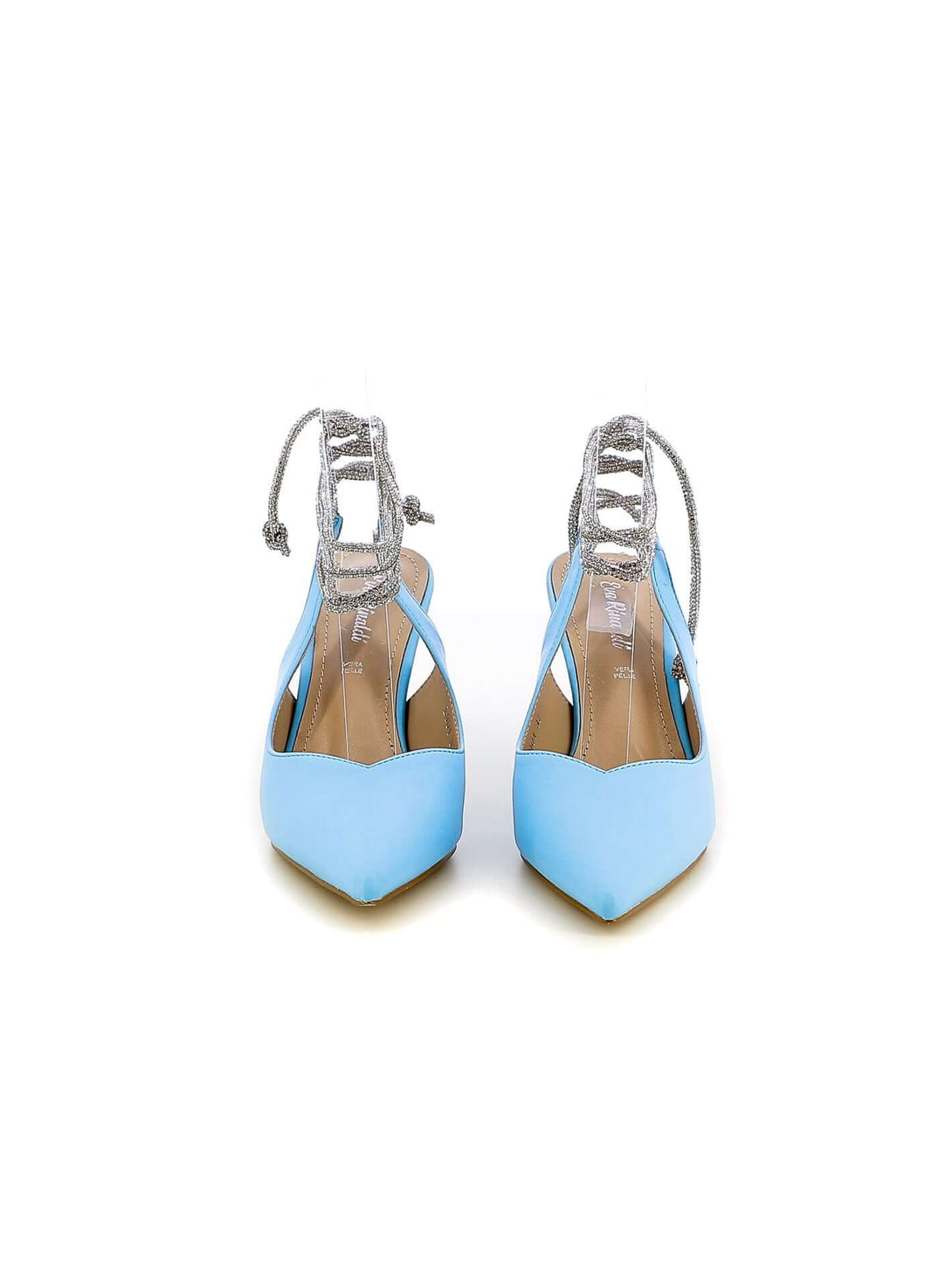 Décolleté slingback donna EVA RINALDI L901 azzurro | Costa Superstore