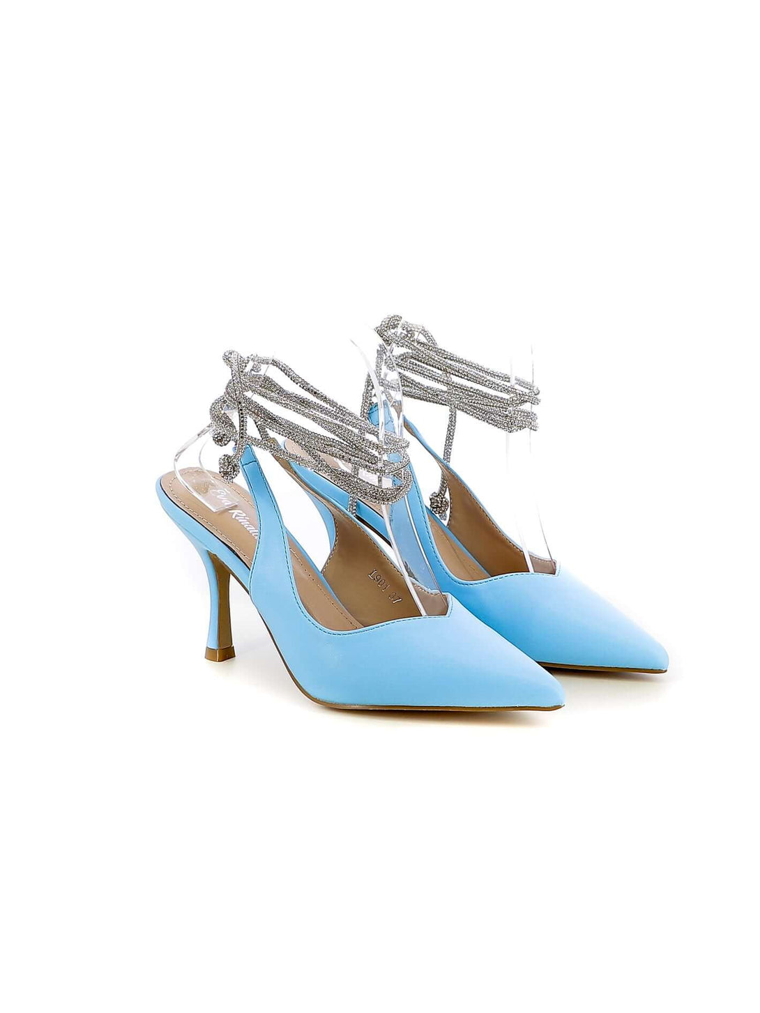 Décolleté slingback donna EVA RINALDI L901 azzurro | Costa Superstore