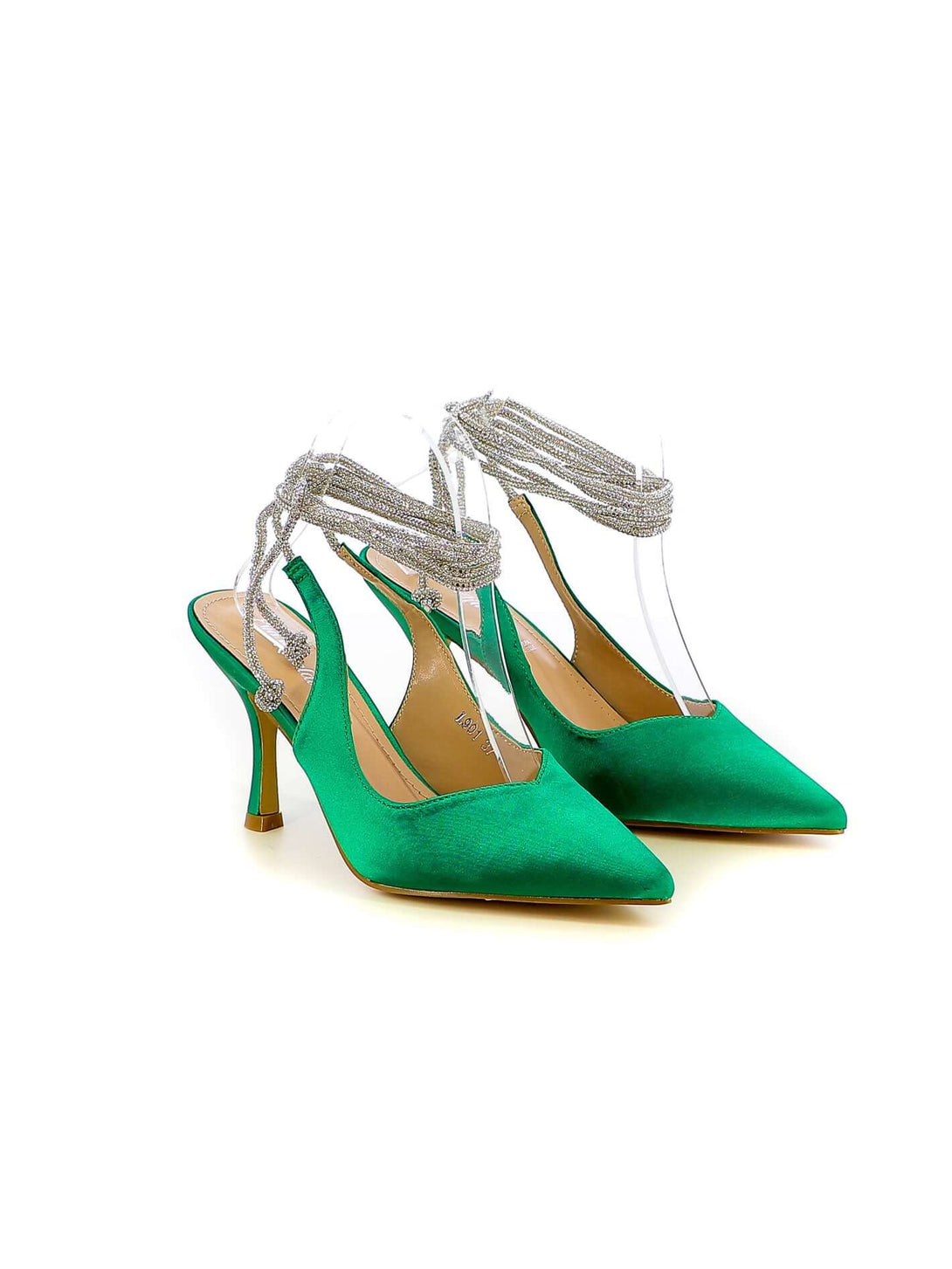 Décolleté slingback donna EVA RINALDI L901 verde pastelli lime | Costa Superstore