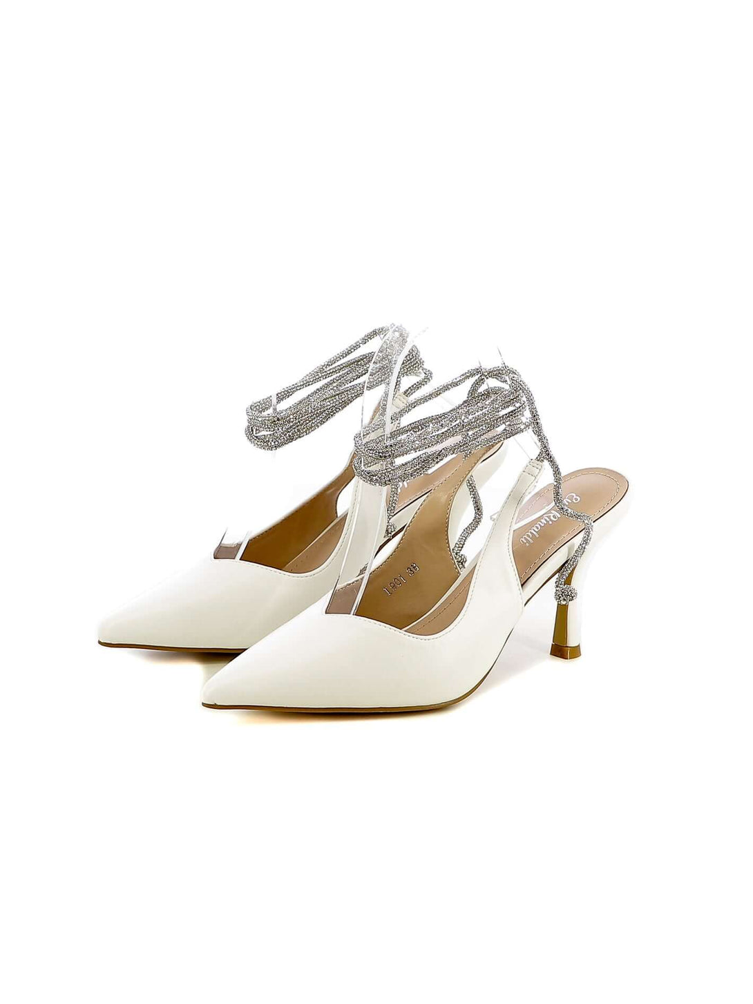 Décolleté slingback donna EVA RINALDI L901 bianco | Costa Superstore