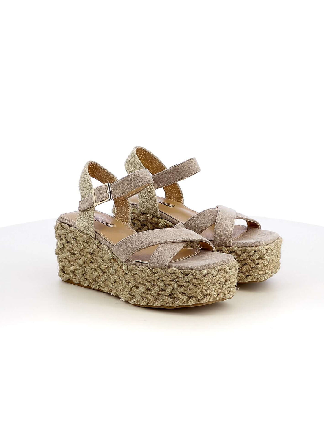 Sandali con cinturino donna EVA RINALDI TFY238A beige scuro | Costa Superstore