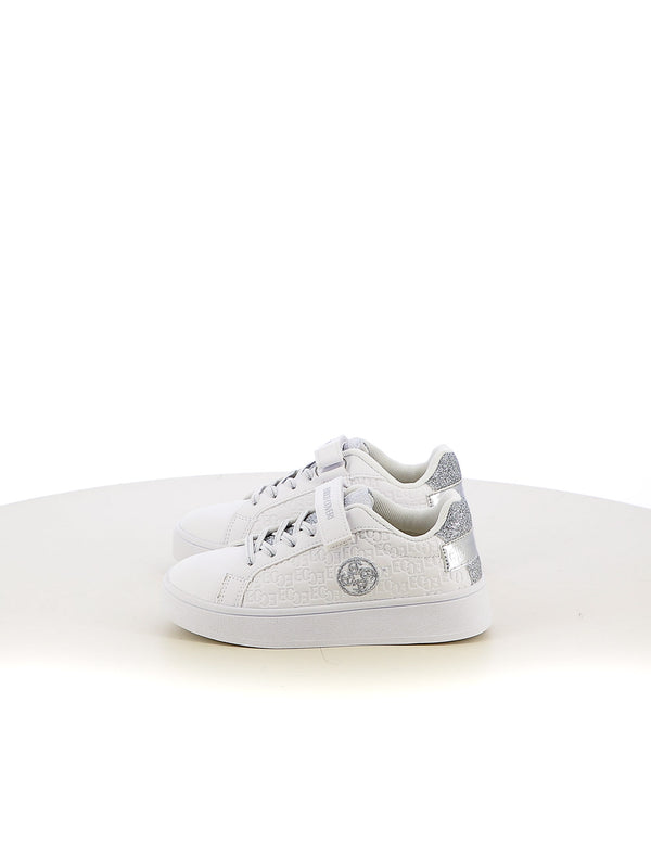 Sneakers stringate bambino ENRICO COVERI ECG324319 bianco argento | Costa Superstore