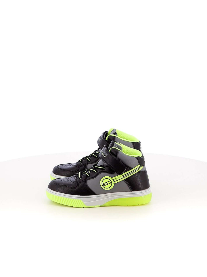 Sneakers con luci bambino ENRICO COVERI SPORTSWEAR CKS324317 nero verde | Costa Superstore