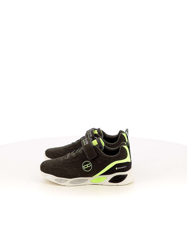 Sneakers con strappi bambino ENRICO COVERI SPORTSWEAR CKS324380 verde scuro | Costa Superstore