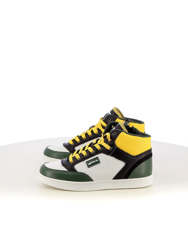 Sneakers a collo alto ragazzo GAS GAK324162J nero verde | Costa Superstore