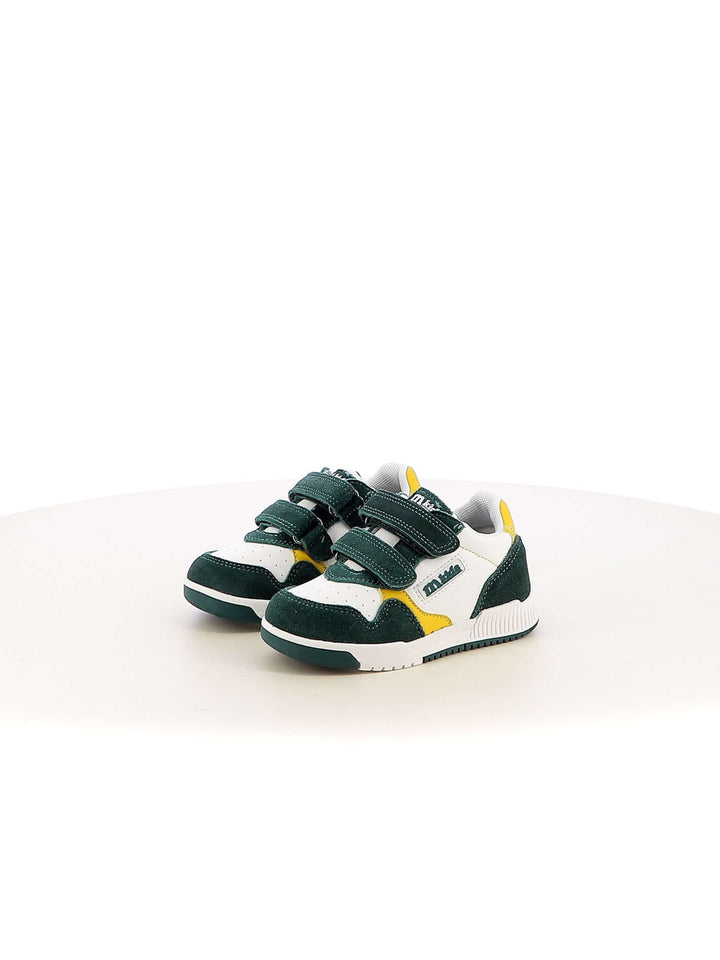 Sneakers con strappi bambino MELANIA MJ2323 bianco verde | Costa Superstore