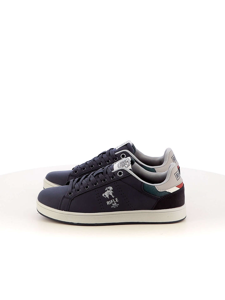 Sneakers stringate uomo RIFLE RFM324400T bianco blu | Costa Superstore