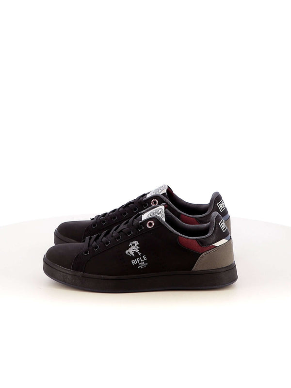 Sneakers stringate uomo RIFLE RFM324400T nero rosso | Costa Superstore