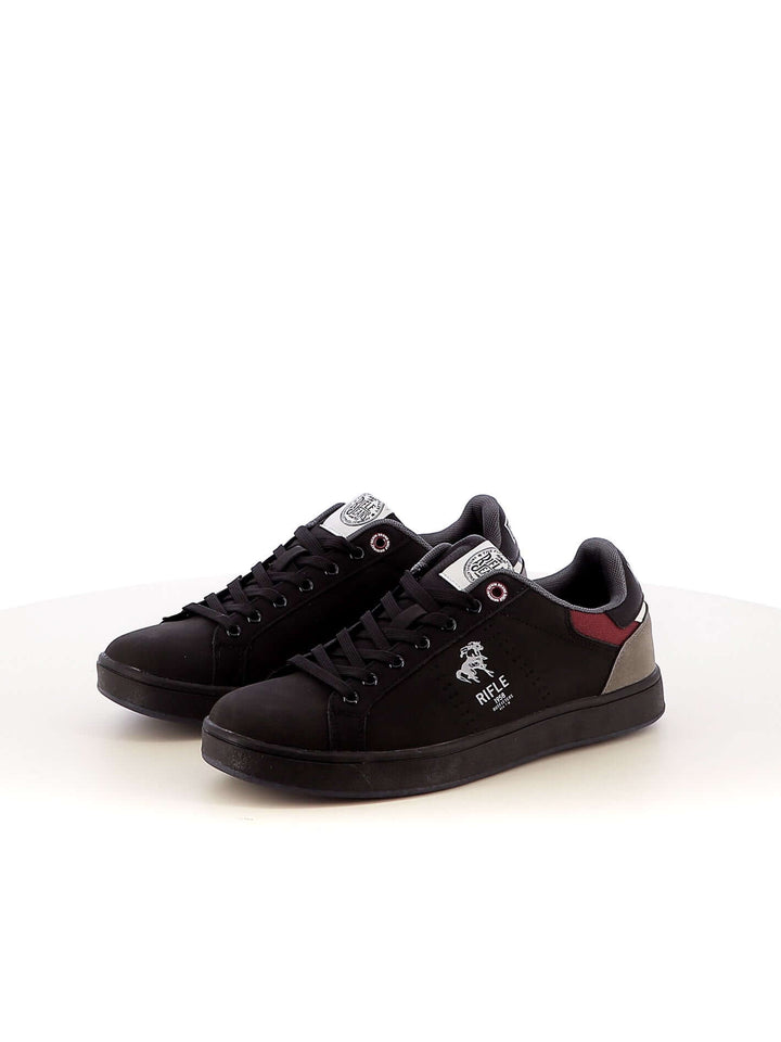 Sneakers stringate uomo RIFLE RFM324400T nero rosso | Costa Superstore