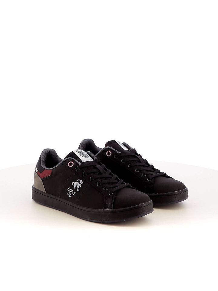 Sneakers stringate uomo RIFLE RFM324400T nero rosso | Costa Superstore