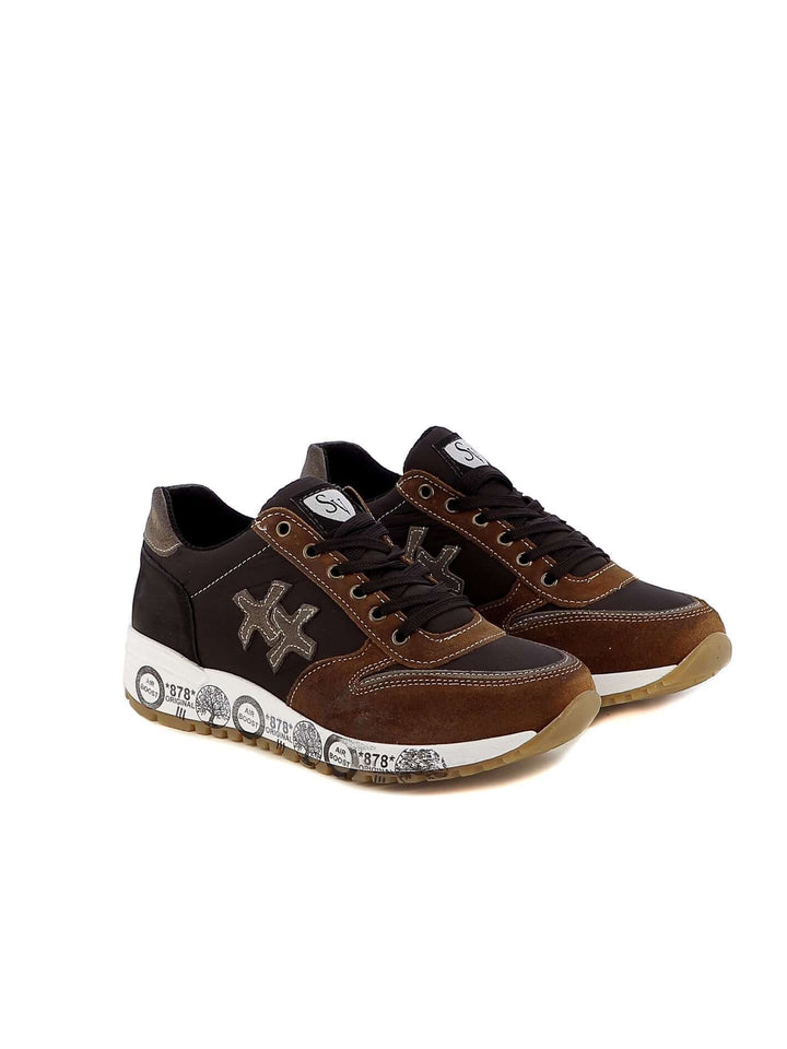 Sneakers stringate uomo SIMONE VINCI S0071 cuoio | Costa Superstore