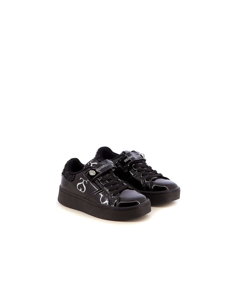 Sneakers stringate bambina SOPRANI COUTURE SCG324846 nero | Costa Superstore