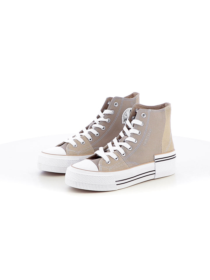 Sneakers in tela donna AMERICANINO AMW410X55 beige chiaro | Costa Superstore