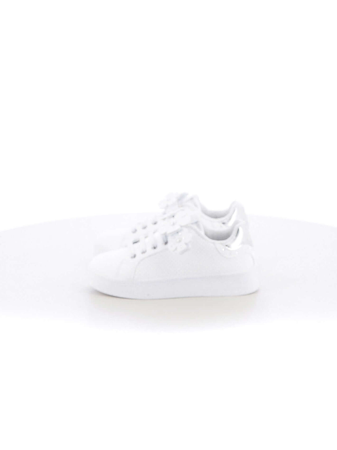 Sneakers con strappi bambina ENRICO COVERI ECG414316 bianco argento | Costa Superstore