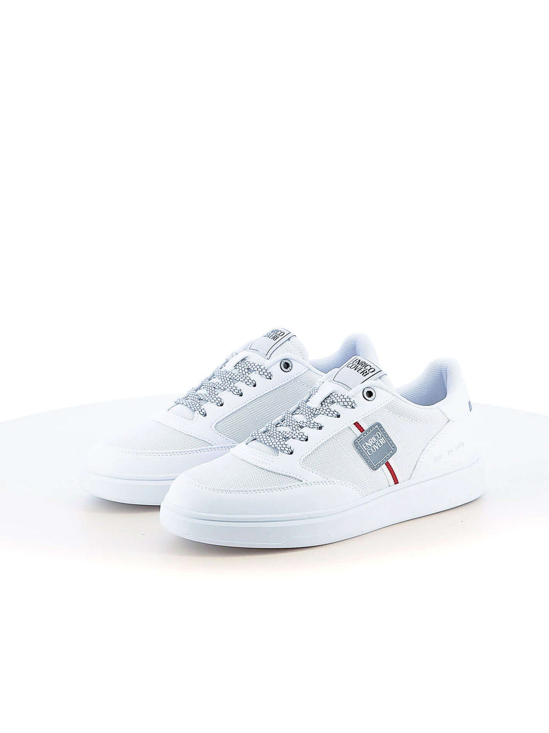 Sneakers stringate uomo ENRICO COVERI ECM414225 bianco | Costa Superstore