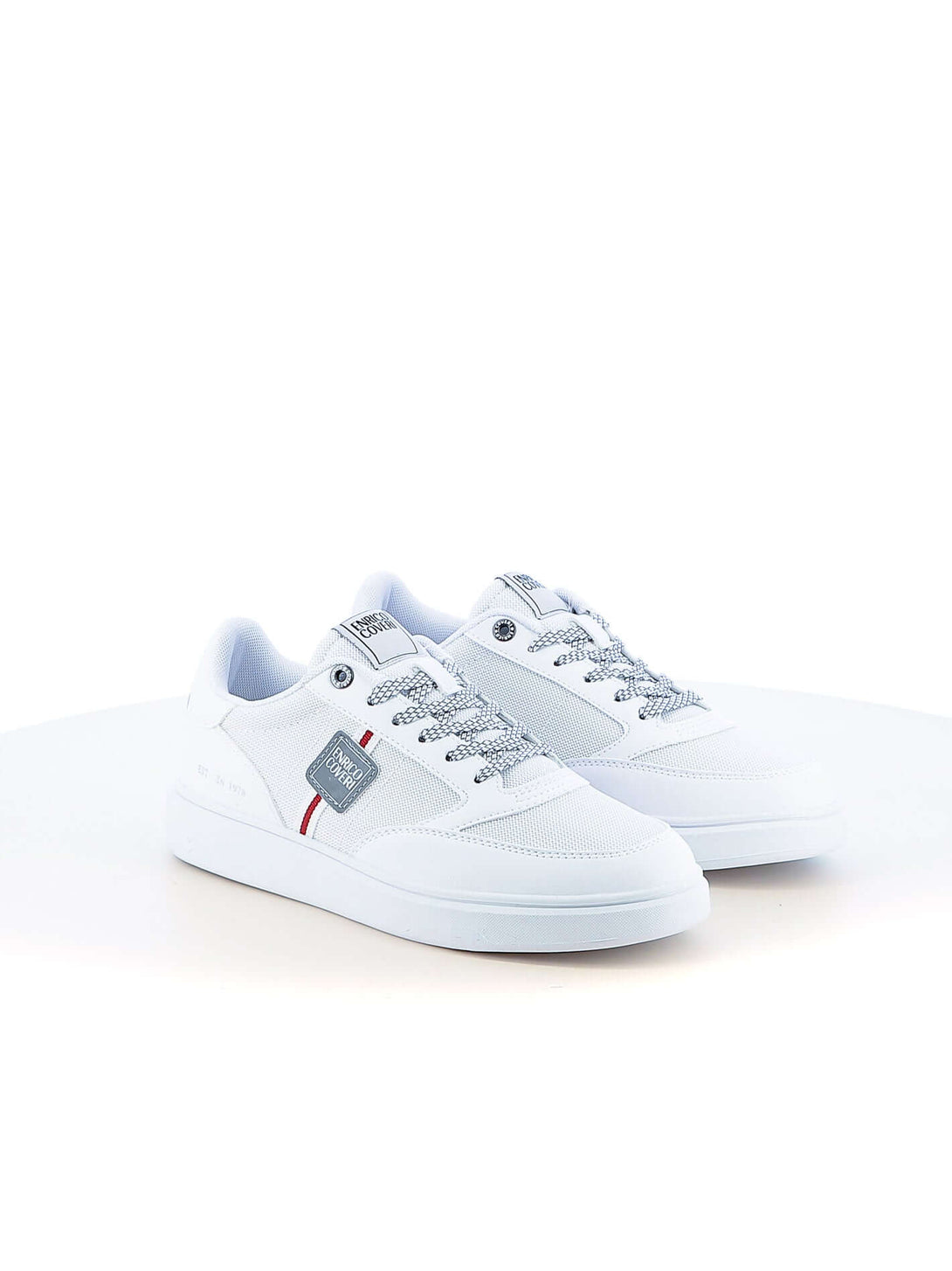 Sneakers stringate uomo ENRICO COVERI ECM414225 bianco | Costa Superstore