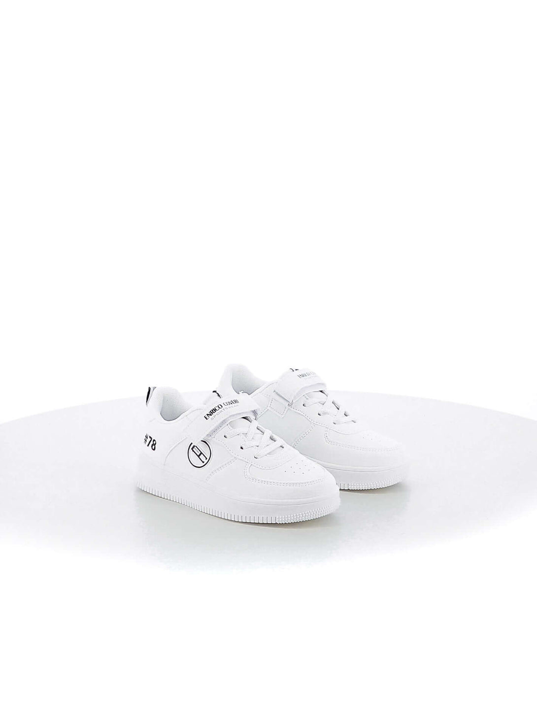 Sneakers con strappi bambino ENRICO COVERI SPORTSWEAR CKS4143C00 bianco | Costa Superstore