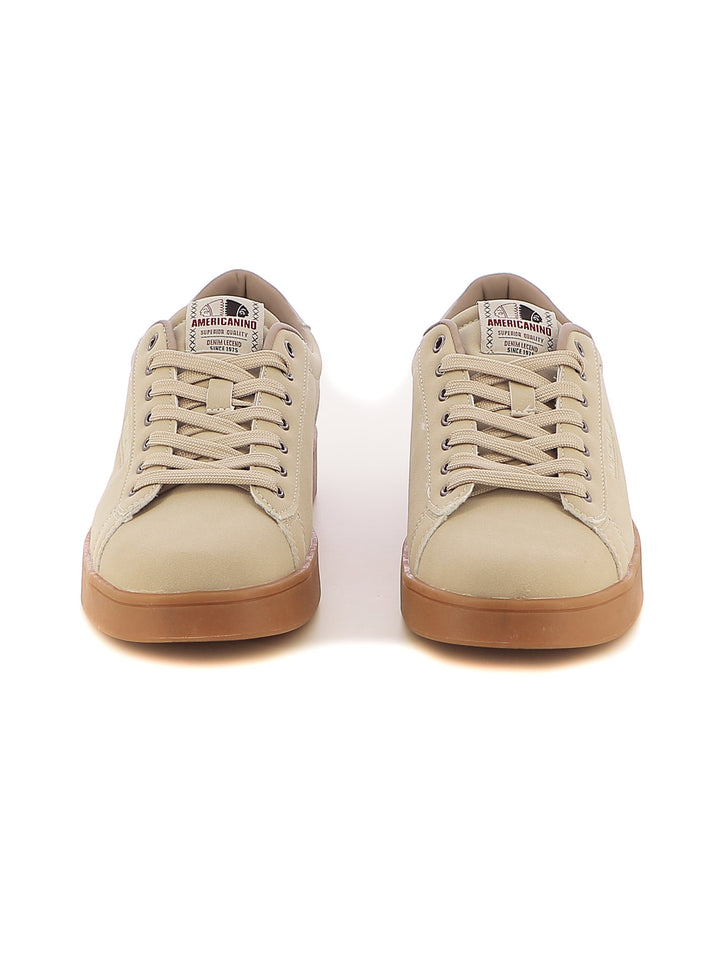 Sneakers stringate uomo AMERICANINO AMM424X81 beige chiaro | Costa Superstore