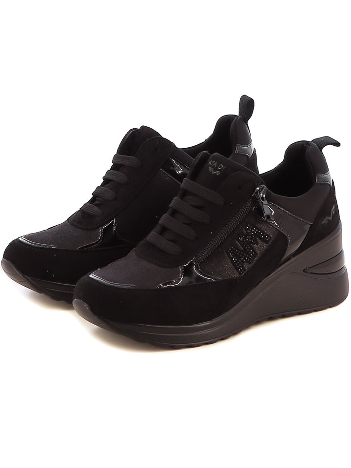 Sneakers stringate donna ARMATA DI MARE AMDW42H15 nero | Costa Superstore