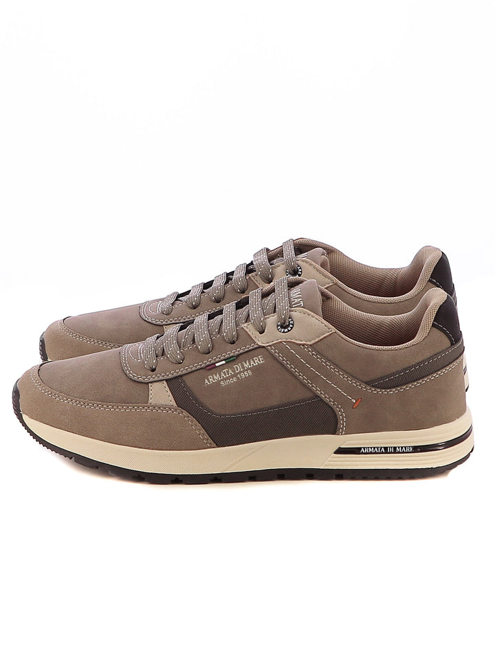 Sneakers stringate uomo ARMATA DI MARE AMUW24L628 beige scuro | Costa Superstore