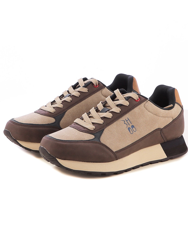 Sneakers stringate uomo BHOO BHO12106M beige scuro | Costa Superstore