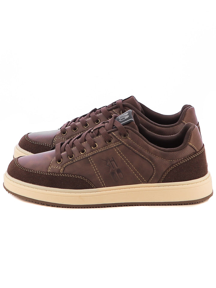 Sneakers stringate uomo BHOO BHO23302 marrone | Costa Superstore