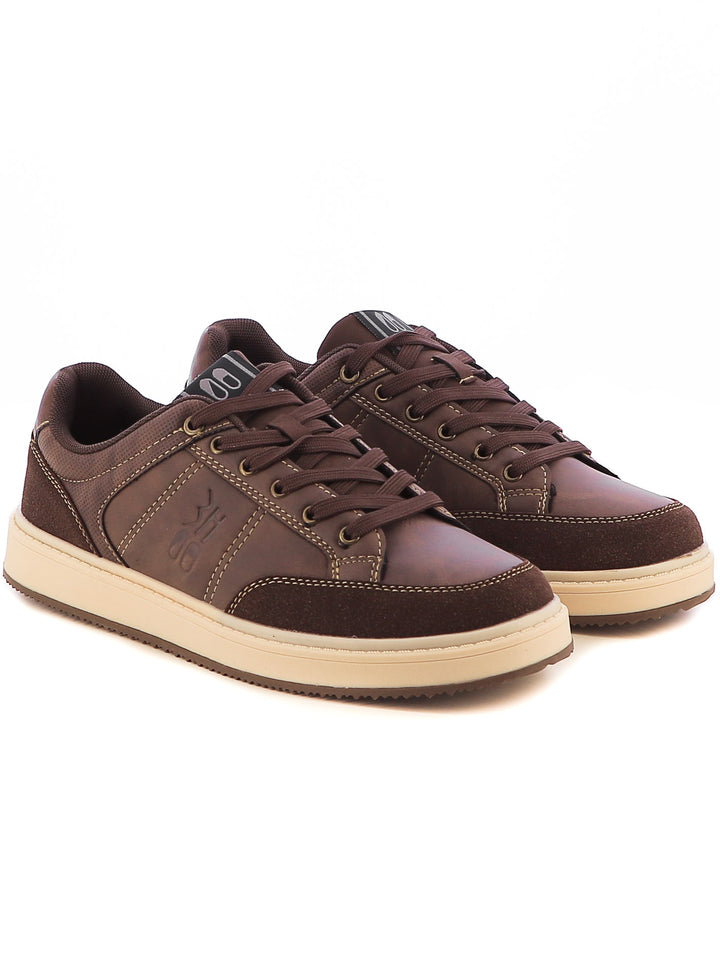 Sneakers stringate uomo BHOO BHO23302 marrone | Costa Superstore