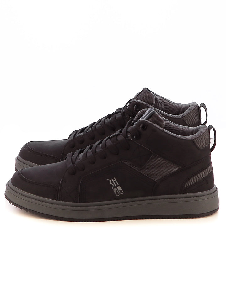 Sneakers a collo alto uomo BHOO BHO23306L nero | Costa Superstore