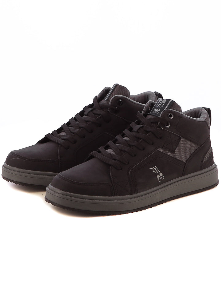 Sneakers a collo alto uomo BHOO BHO23306L nero | Costa Superstore