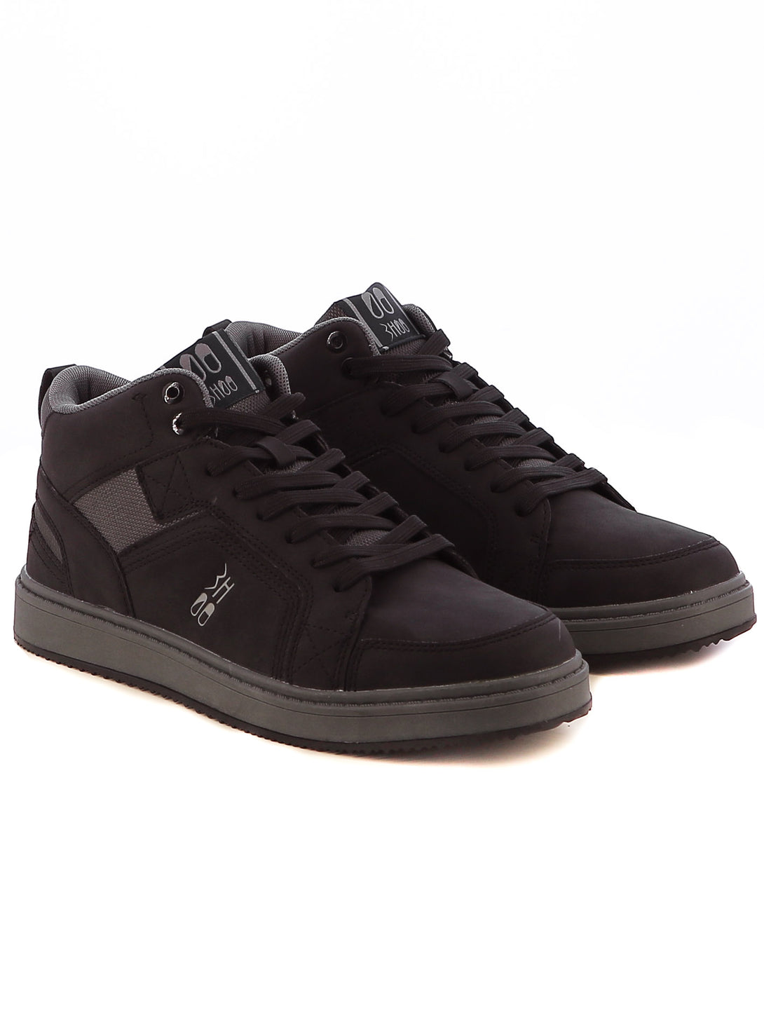 Sneakers a collo alto uomo BHOO BHO23306L nero | Costa Superstore