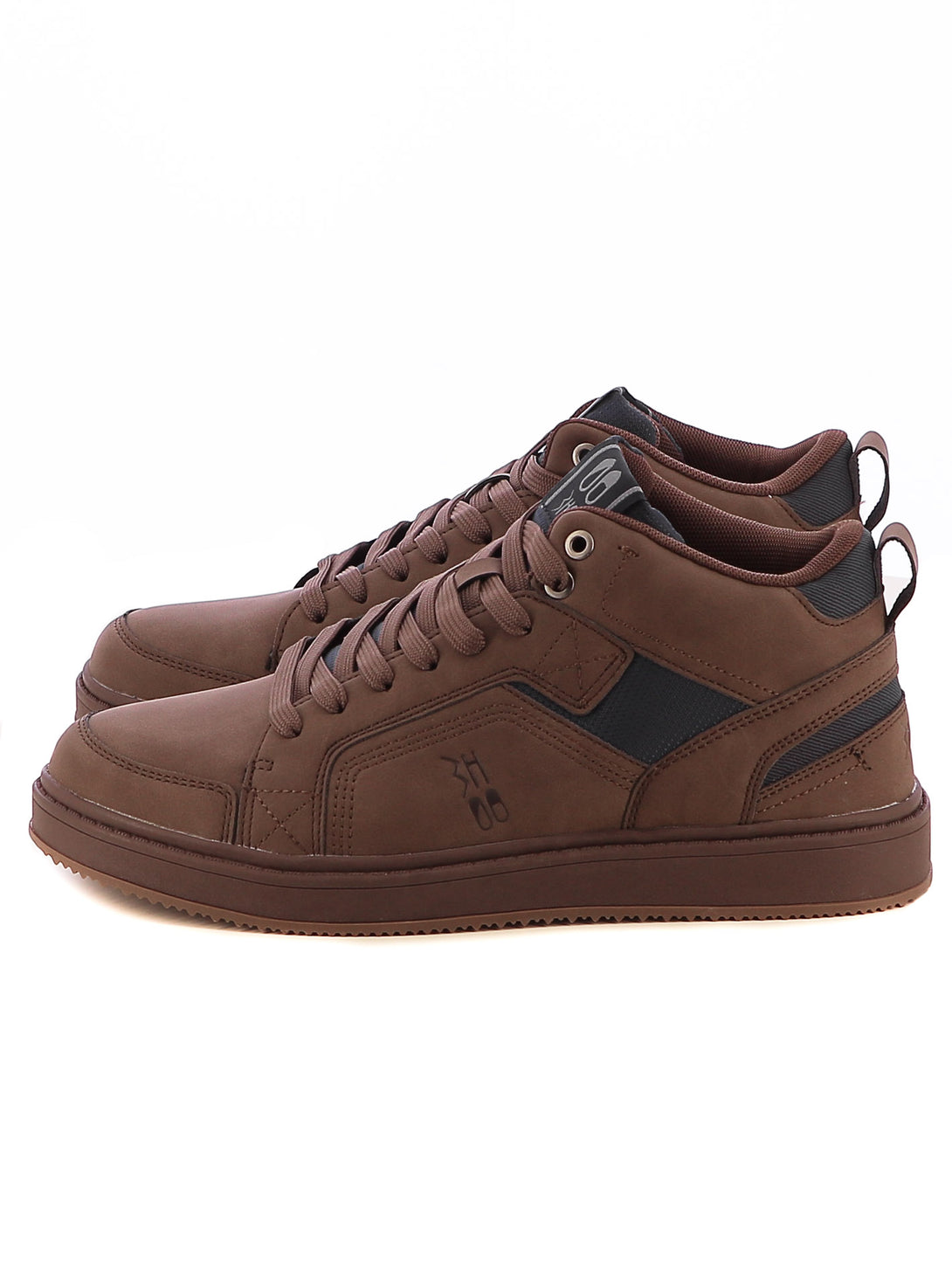 Sneakers a collo alto uomo BHOO BHO23306L marrone | Costa Superstore