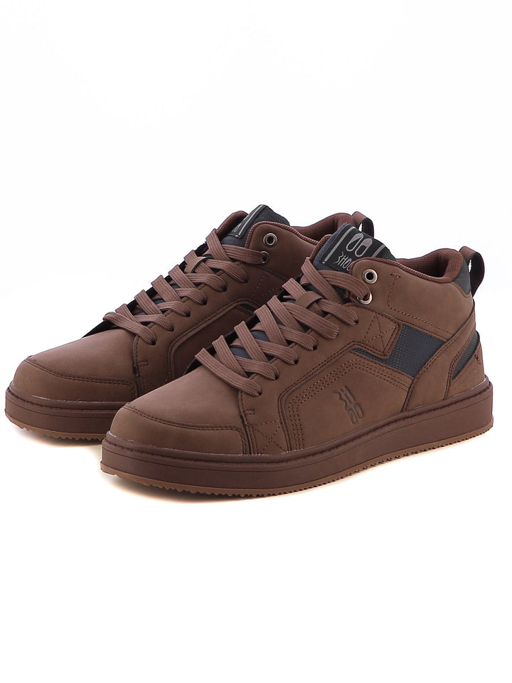 Sneakers a collo alto uomo BHOO BHO23306L marrone | Costa Superstore