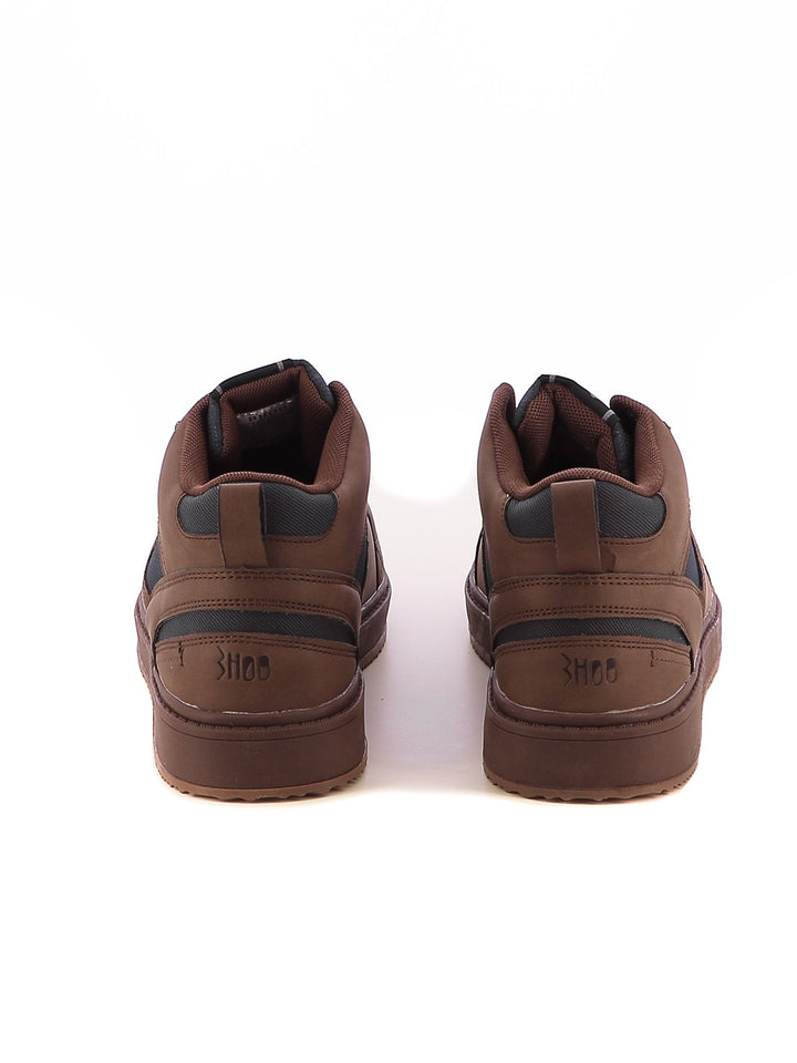 Sneakers a collo alto uomo BHOO BHO23306L marrone | Costa Superstore