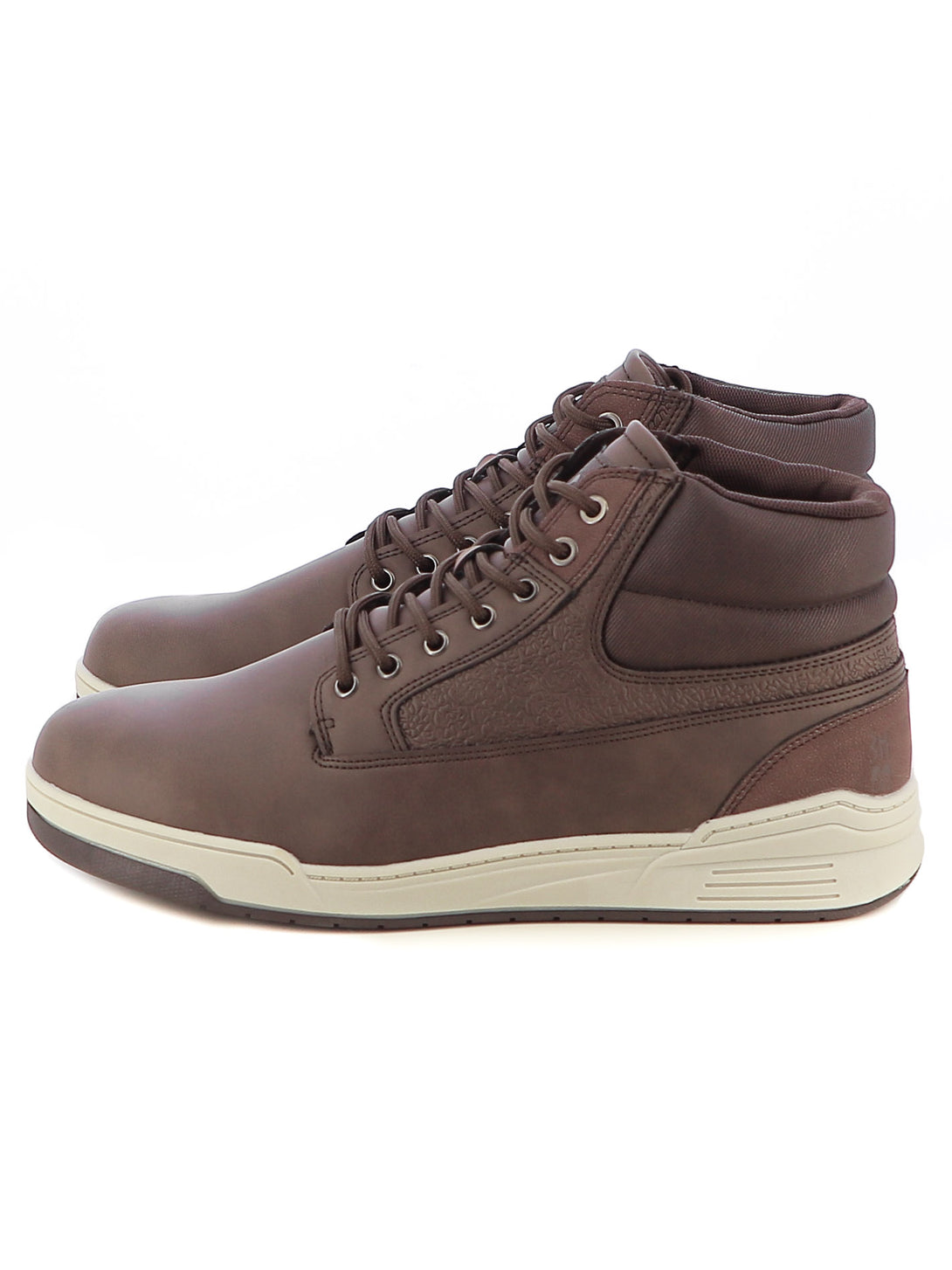 Sneakers a collo alto uomo BHOO BHO23600 marrone | Costa Superstore