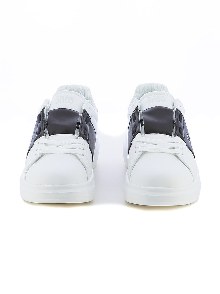 Sneakers stringate uomo BHOO BHO41103 bianco nero | Costa Superstore