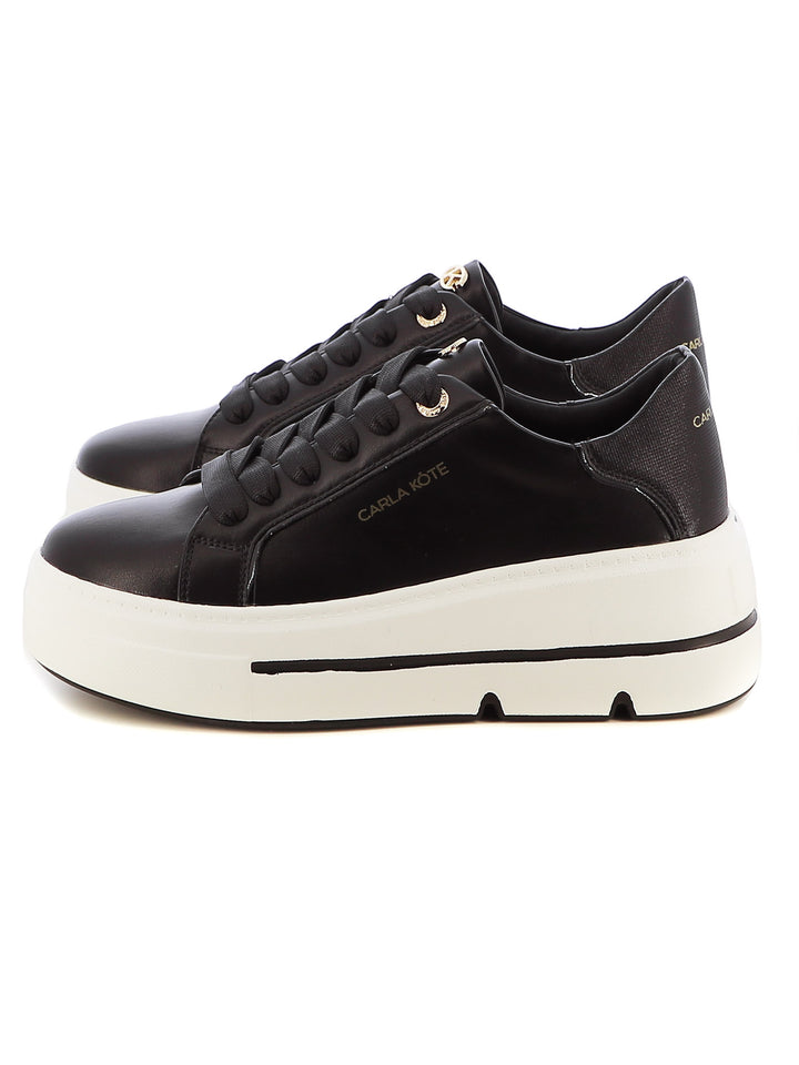 Sneakers stringate donna CARLA KOTE X31-14K nero | Costa Superstore