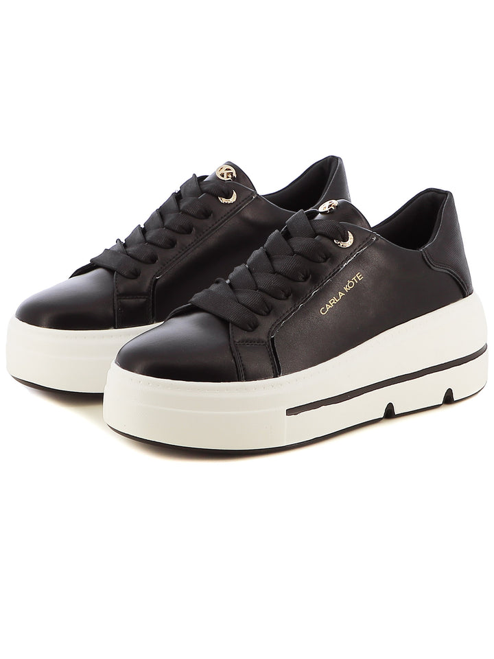 Sneakers stringate donna CARLA KOTE X31-14K nero | Costa Superstore