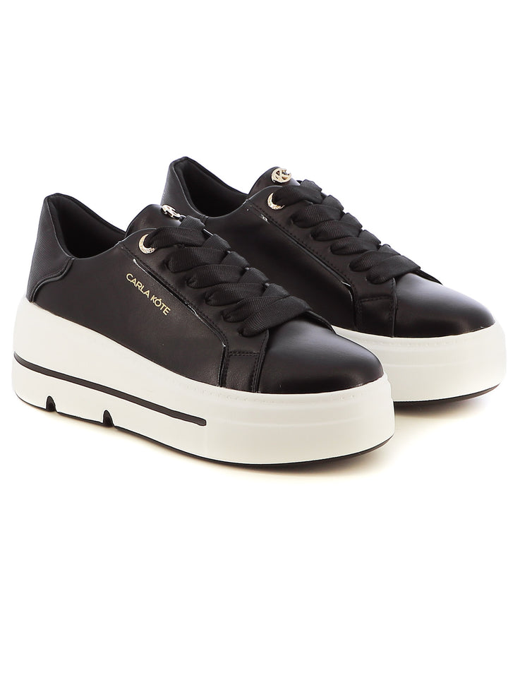 Sneakers stringate donna CARLA KOTE X31-14K nero | Costa Superstore