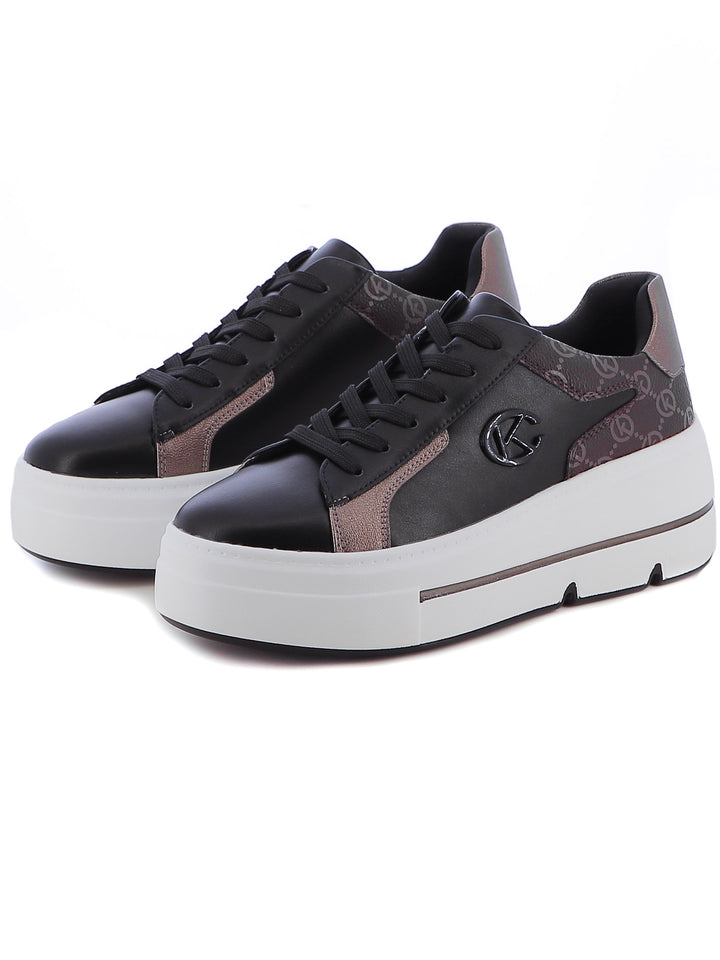 Sneakers stringate donna CARLA KOTE X31-16K nero | Costa Superstore