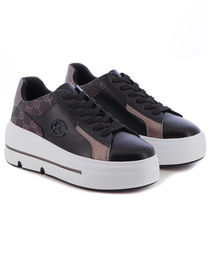 Sneakers stringate donna CARLA KOTE X31-16K nero | Costa Superstore