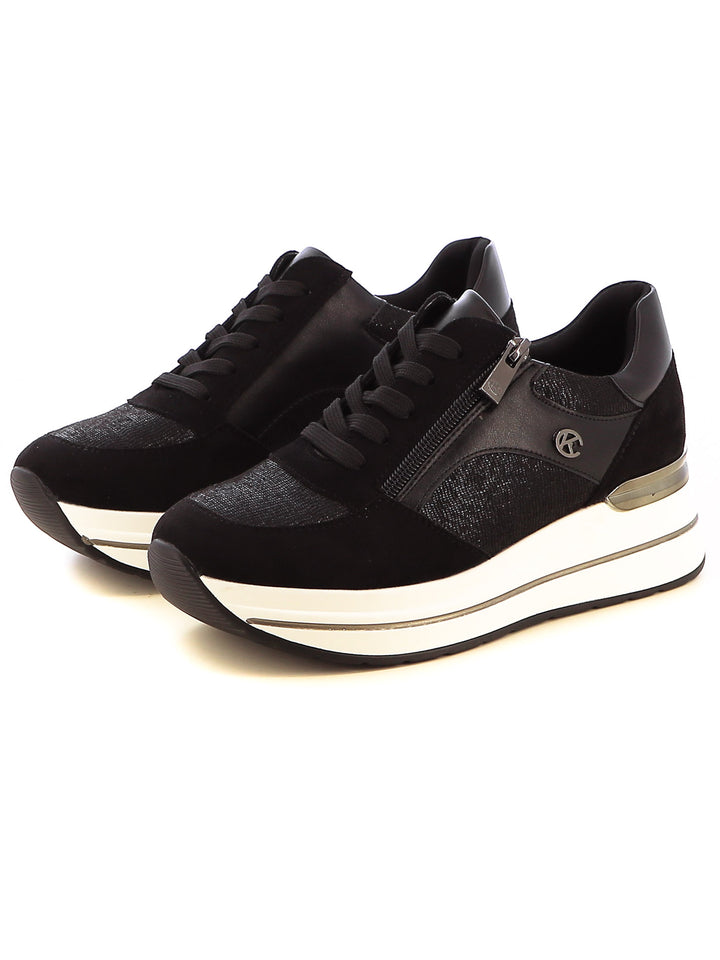 Sneakers stringate donna CARLA KOTE X31-18K nero | Costa Superstore