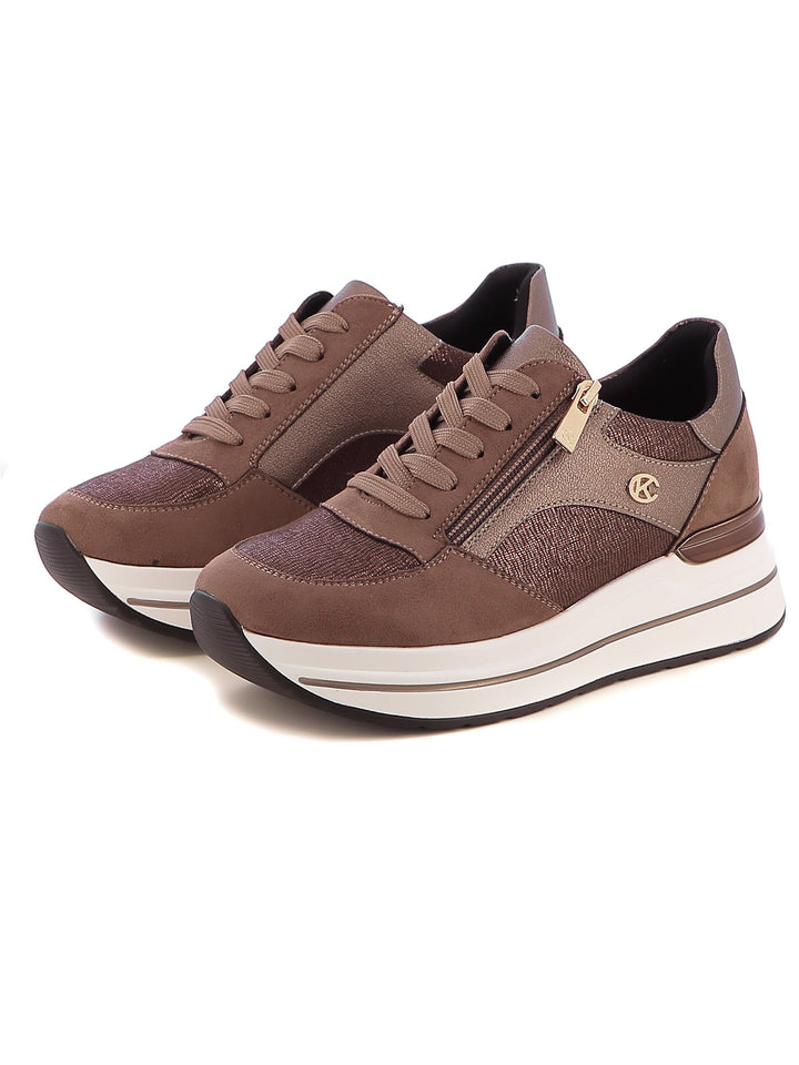 Sneakers stringate donna CARLA KOTE X31-18K marrone | Costa Superstore