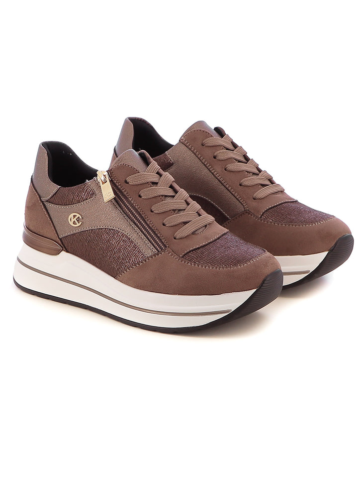 Sneakers stringate donna CARLA KOTE X31-18K marrone | Costa Superstore