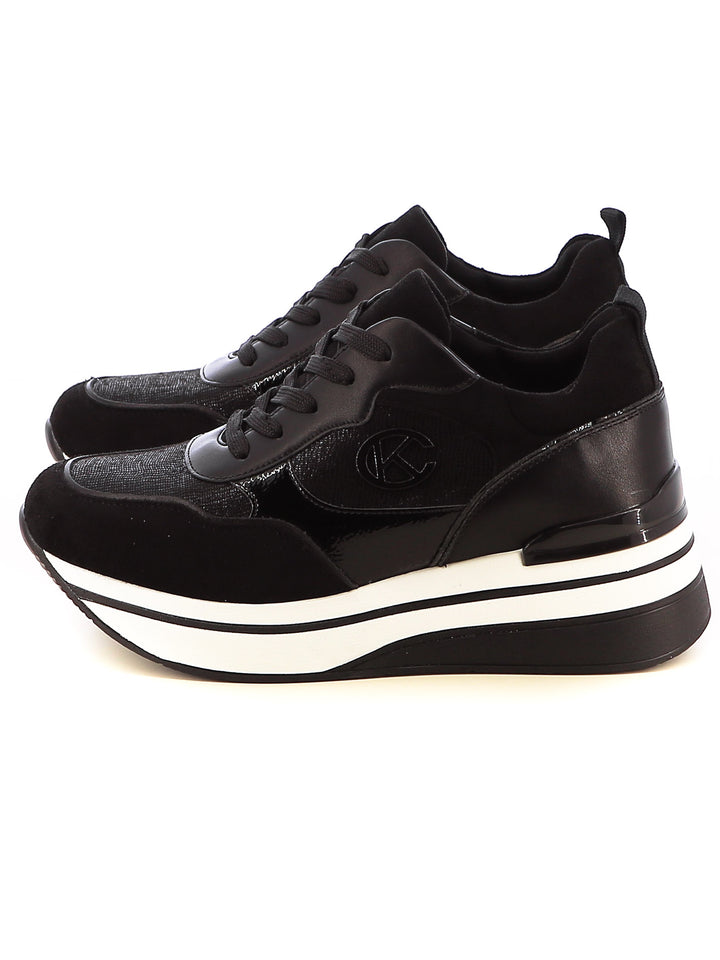 Sneakers stringate donna CARLA KOTE X31-20K nero | Costa Superstore