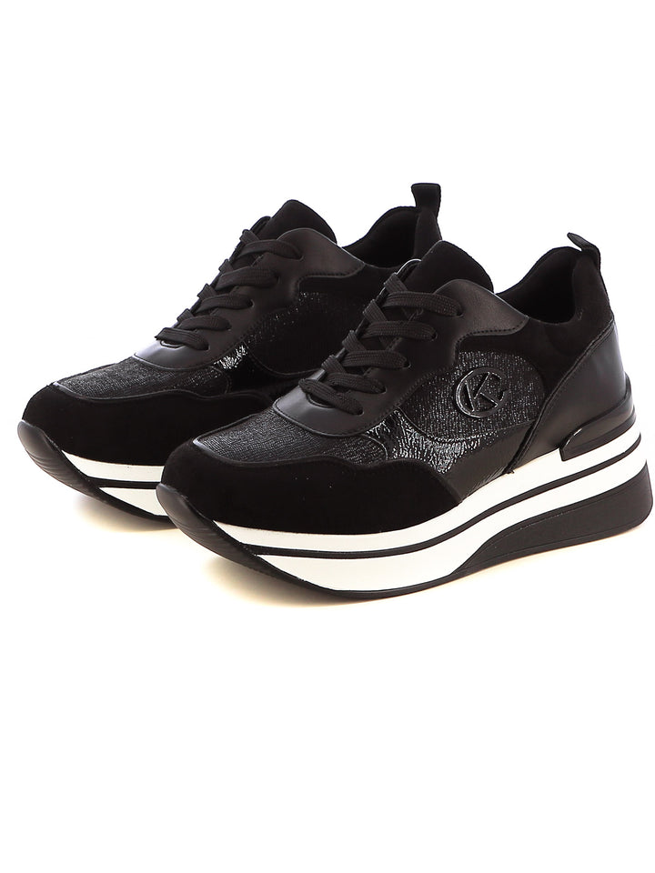 Sneakers stringate donna CARLA KOTE X31-20K nero | Costa Superstore